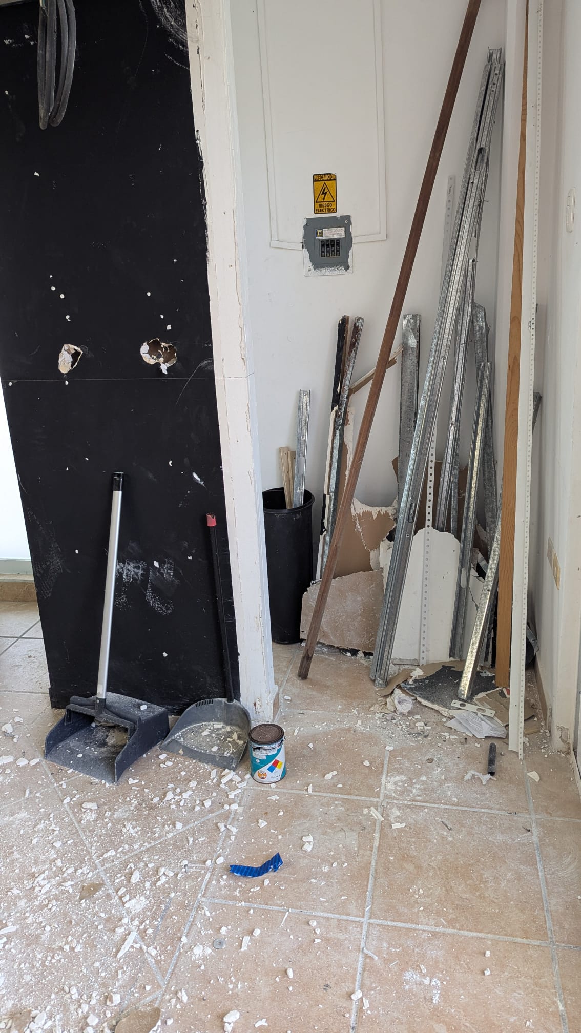 Tattoo Shack renovation progress photo one